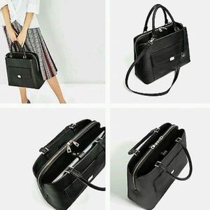 Zara Office City Bag - Black - 15” laptop holder